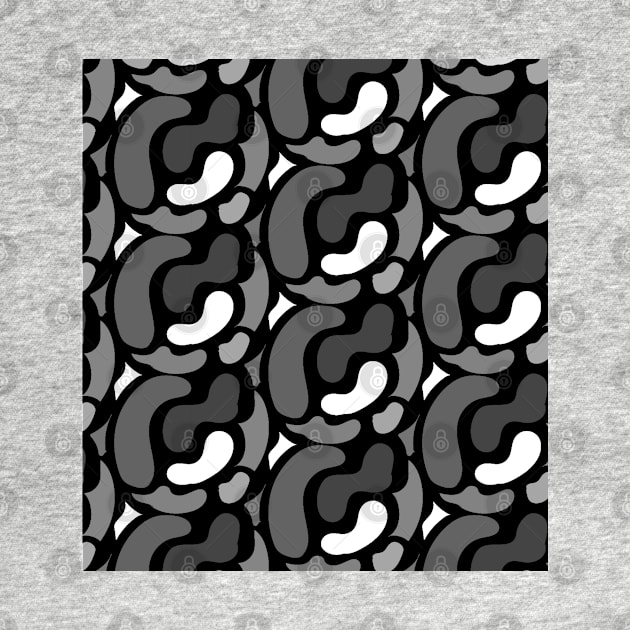 Grey scale rocks pattern by Spinkly